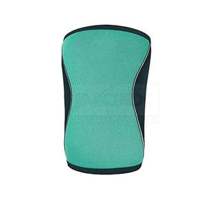 Rodilleras de Soporte Verdes y Negras Transpirables de Spandex y Poliéster Unisex con Cierre de Gancho y Bucle para Protección en Fitness - Product Image 2