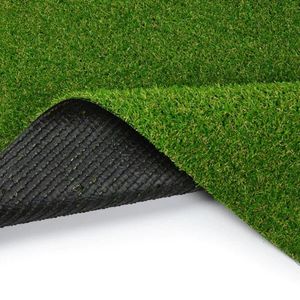Gazon artificiel réaliste 6ftx10ft 0.8in pour intérieur et extérieur, tapis en herbe synthétique avec trous de drainage, fausse pelouse pour aménagement paysager et plantes d'extérieur - Product Image 5