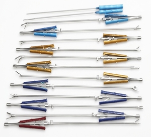 Juego de 10 Instrumentos de Cardiología para Cirugía de Válvulas ENT Mínimamente Invasiva, Acero Inoxidable, Reutilizables y Esterilizables - Product Image 1