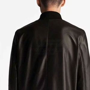 Chaqueta de Cuero para Hombre, Informal, Transpirable, Cómoda, de Fabricación Profesional, para Uso en Exteriores, Chaqueta de Cuero para Invierno - Product Image 5