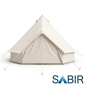 Yurt de Lujo Mongol de 4m para Exteriores, Carpa Tipo Teepee, Glamping, Hotel Safari, Carpa de Lona para las Cuatro Estaciones con Estructura de Hierro Galvanizado - Product Image 1