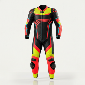 Trajes de moto de carreras personalizados al por mayor, último estilo, chaquetas de motocicleta de cuero genuino ligeras, trajes de motociclista recién llegados en venta - Product Image 1