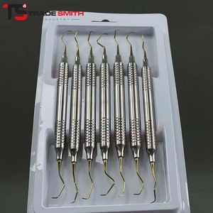 Ensemble de curettes Gracey TSI Medical Dental, finition lisse, instruments parodontaux pour les traitements dentaires avancés et les soins bucco-dentaires. - Product Image 5