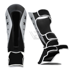 Best Selling High Quality <b>Boxing</b> Shin Guards Lightweight Durable PU Leather OEM/ODM Service Professional Protection Features - Product Image 1