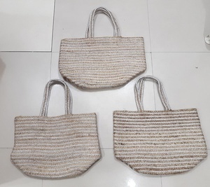 Ladies Fashion Jute Work Shoulder Bag GC-BG-738 Prix de gros Indian Handmade Women's Embrayages for Shopping - Product Image 1