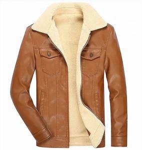 Chaqueta de Cuero de Invierno de Alta Calidad para Hombre, Estilo Vintage, Calefactable, Resistente al Viento, Chaqueta de Cuero Elegante para Hombre CP-MLJ-08 - Product Image 2