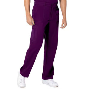 Pantalones de Trabajo para Médico de Clínica, Uniformes Médicos con Múltiples Bolsillos, Material Spandex, Ropa Médica Cómoda - Product Image 4