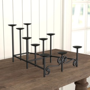 Candelabro de Metal Vintage de Cinco Brazos para Decoración del Hogar y Ocasiones Especiales - Product Image 5