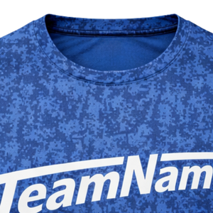 Camiseta de Fútbol Personalizada Youth Hawk Evolution de Alta Calidad con el Número 23 en Azul y Amarillo - Product Image 5