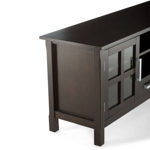 Mobile porta TV Kitchener da 60 pollici di larghezza, colore marrone hickory - Product Image 2