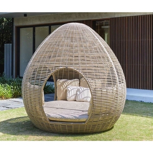 Muebles de aluminio y ratán combinados para proyecto de cafetería y hotel fabricados en Indonesia - Product Image 1