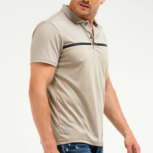 Nueva Camiseta de Golf Elegante para Hombre, Talla Grande, con Logotipo Personalizado, 100% Algodón, Verano, Casual, Secado Rápido, Manga Corta - Product Image 4