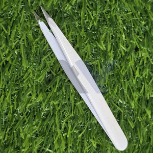 Pinzas de Acero Inoxidable de Alta Calidad para Cejas, Pinzas para Separar Pestañas y Cabello, Pinzas de Precisión con Logotipo y Color Personalizados - Product Image 1