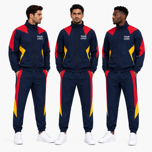 Custom <b>Retro</b> Vintage Football Team <b>Tracksuit</b> Windbreaker Sportswear Soccer Training Suit DDP Shipping To Spain - Product Image 1