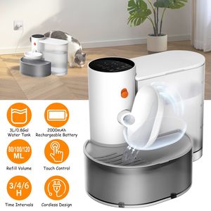 Distributore d'Acqua Automatico Intelligente per Cani e Gatti 3L/101OZ Ricaricabile Senza Fili con 3 Livelli di Auto-Ricarica per Piccoli Animali - Product Image 1