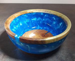 Bol décoratif en résine époxy sans BPA, fait main, de luxe, pour servir des collations et décorer la table, par Apex Align - Product Image 4