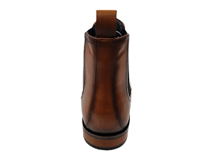 Botas Chelsea Dlords Grant Marrón de Cuero Genuino con Punta Cómoda, Elástico Lateral, Sin Cordones, Altura al Tobillo, Suela de TPR, Para Todas las Estaciones - Product Image 3