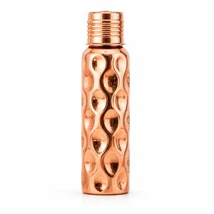 Botella de Agua de Cobre Pulido con Tapa, Botella de Metal Reutilizable para Viajes, Hogar, Oficina, Regalo, Hotel, Restaurante, Utensilios de Cocina - Product Image 1