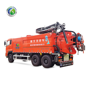 Camion de jet <span class=keywords><strong>et</strong></span> d'aspiration combiné haute pression Dongfeng Foton 6X4 14CBM avec réservoir de boue <span class=keywords><strong>et</strong></span> d'eau - Product Image 2