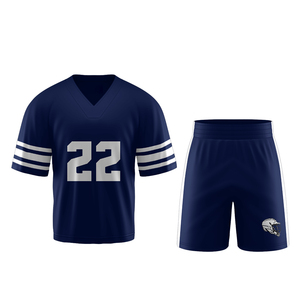 Uniforme de Lacrosse para Hombre, Deportivo, de Alta Calidad, Profesional, con Cuello en V, Jersey Estampado con Pantalones Cortos - Product Image 3