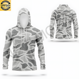 Camiseta con Capucha de Secado Rápido 100% Poliéster para Mujer, Protección Solar UPF 50+, Manga Larga, para Pesca, Senderismo y Actividades al Aire Libre, Venta al Por Mayor - Product Image 5