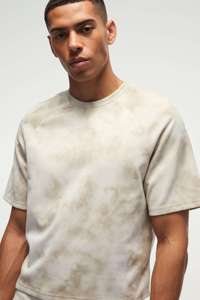 Camiseta de Cuello Redondo para Hombre, Color Beige Claro, 100% Mezcla de Algodón, Ropa Casual de Verano, Impresión Digital, Logotipo Personalizado, Marca Privada, Secado Rápido - Product Image 3