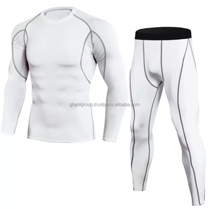 GAF-traje deportivo de gimnasio para hombre, conjunto de camisetas y pantalones de compresión para entrenamiento - Product Image 6
