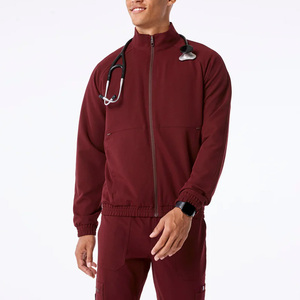 Chaquetas Médicas para Hombre con Logotipo Personalizado, Uniformes Médicos, Ropa Profesional para el Cuidado de la Salud, OEM, Exportación de Pakistán - Product Image 1
