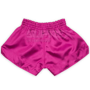 New Style Custom Made Muay Thai Shorts Solid Color Made In Pakistan Muay Thai Shorts For Men - Product Image 6