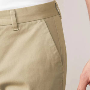 ผู้ผลิตจากปากีสถาน รับออกแบบ OEM กางเกงชิโน่ผู้ชาย ผ้าฝ้าย 100% คุณภาพพรีเมียม น้ำหนักเบา ซักแบบ Stonewashed กางเกงขายาวทรงลำลอง สินค้าขายดี - Product Image 2