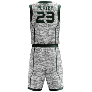 Ensemble d'uniformes d'entraînement de basketball personnalisés : maillot et short sublimés, vêtements de sport respirants pour les équipes scolaires et les clubs sportifs - Product Image 1