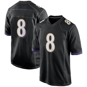 Maillot de football américain de haute qualité en maille polyester, logo personnalisé, nom de l'équipe, numéro, maillot de sport unisexe pour équipes de football et clubs - Product Image 3