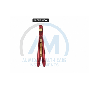 Pinzas Neuroquirúrgicas para Núcleo Pulposo Al Mida Healthcare, Rojas, Manuales, de Acero Inoxidable, Instrumento Quirúrgico Clase I, Reutilizables, CE - Product Image 4