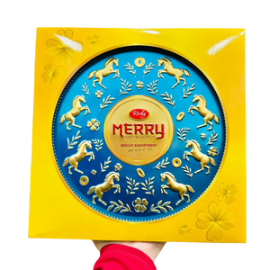 Wholesale Richy Merry Success on the Galloping <b>Horse</b> Blue 334g Premium Gift Cake Competitive Price Export - Product Image 2