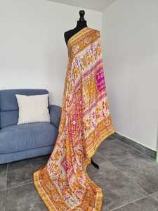 Traditional Mirror Embroidery Shawls Fashion Scarves <b>Hijab</b> Set Festive Party Wear Handmade Women Clothing Wholesale Accessories - Product Image 6