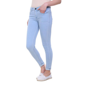 Nouveauté - Pantalon en jean décontracté pour femme, personnalisé, uni, prix bas, tissu de haute qualité, respirant, pantalon en jean pour femme - Product Image 2