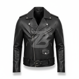Designer Premium <b>Leather</b> Motorcycle <b>Jackets</b> for <b>Men</b>-Stylish Durable Waterproof Reversible Outerwear for Everyday Wear - Product Image 5