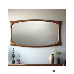 Best Quality Customized Handmade Modern Eco-Friendly Acacia Wood <b>Framed</b> Edge Wall Mirror Home Decor Christmas - Product Image 3