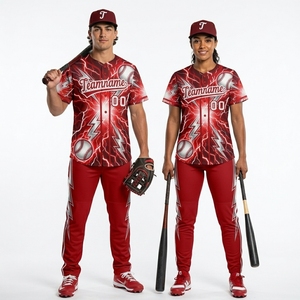 Uniforme de Béisbol Personalizado Sublimado para Equipos Juveniles, Camiseta de Béisbol Negra Lisa con Logotipo Bordado - Product Image 4