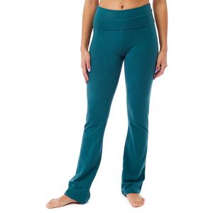 <b>Women's</b> Custom Printed Logo Full Length Yoga Pants Solid <b>Pattern</b> Fitness Wear Flexible <b>Tight</b> for Workouts - Product Image 3