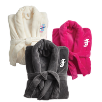 Bata de Microfelpa Gris Suave y Acogedora, Ligera, de Manga Larga, para Descansar en Casa, Ropa de Moda y Confort