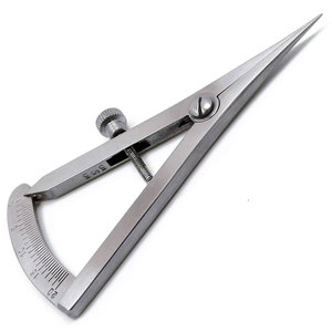Calibre Droit Castroviejo Premium pour Dentisterie 0-20mm 3.25" – Calibre de Mesure Chirurgical en Acier Inoxydable – Instruments Médicaux de Précision - Product Image 1