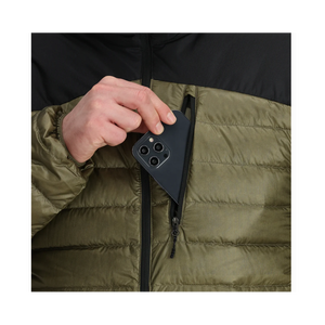 Men's Lightweight Down <b>Jacket</b> Hooded Outdoor Winter Coat Windproof Warm Insulated Puffer Hiking Camping <b>Travel</b> Sports Outerwear - Product Image 5