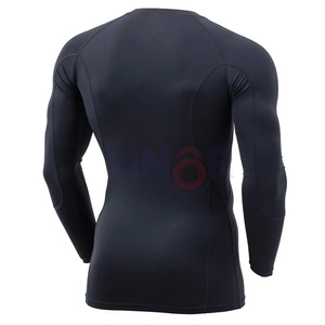 Maillots de compression personnalisés OEM en Spandex/Polyester, entièrement sublimés, respirants, à séchage rapide, pour la natation longue distance et le MMA, protection solaire - Product Image 2