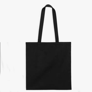 Plain Dyed Printed Cotton Tote Bag Eco Friendly Washable Adjustable Woven Beige Large Capacity - Product Image 6