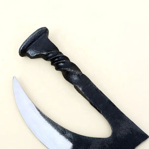 มีดครัวอเนกประสงค์เหล็กดามัสกัสตีมือแบบสั่งทำพิเศษ Burraq  ใบมีดไม่สามารถปรับได้ ผลิตใบมีด 1 ใบ - Product Image 4