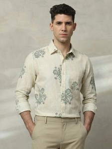 Chemise en lin imprimée pour homme Enovate - Product Image 1