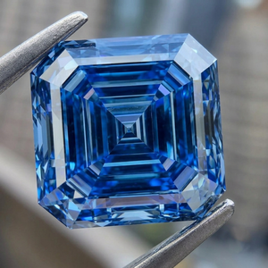 Diamante Cultivado en Laboratorio Asscher, 4CT, Azul Fantasía, VS1, Certificado IGI, CVD, Corte Excelente 3EX, Proveedor B2B para Distribuidores e Importadores de Diamantes - Product Image 5