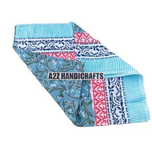 2024โสร่งชายหาดสำหรับผู้หญิงผ้าคอตตอนพิมพ์ลายดอกไม้สีเขียวลายดอกไม้อินเดียพิมพ์ด้วยมือมีสไตล์ล่าสุด - Product Image 3