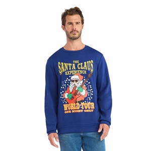 Hot Sale Latest Design Eco-Friendly Oversized Knitted Fleece Men's Printed Sweatshirt Custom Design Stylish Cotton - Product Image 5